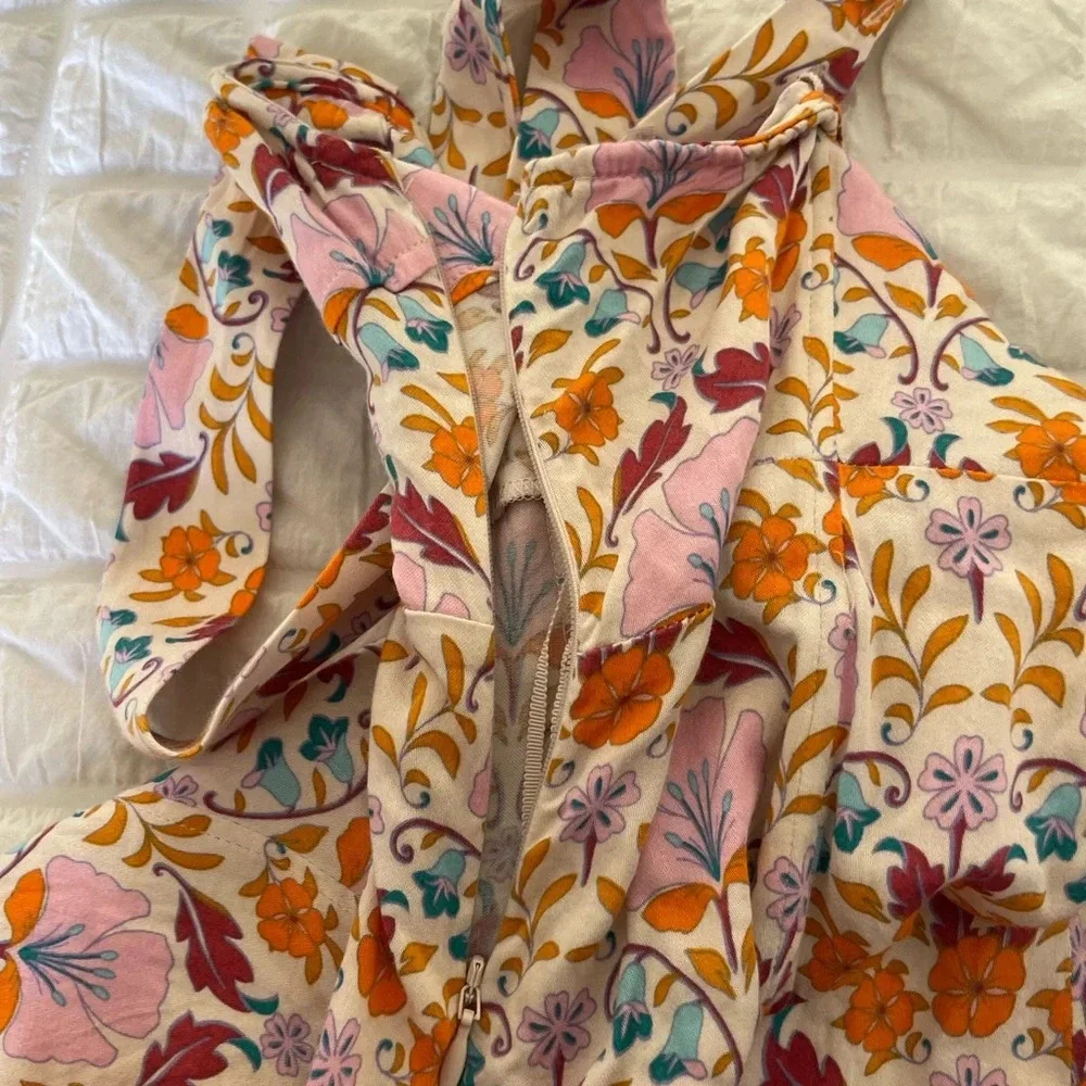 Free People Sasha floral mini dress